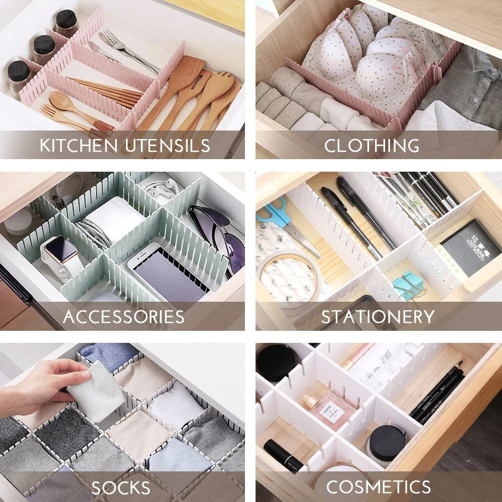 Free Combination Adjustable Drawer Organizer (44*7cm/Pcs）