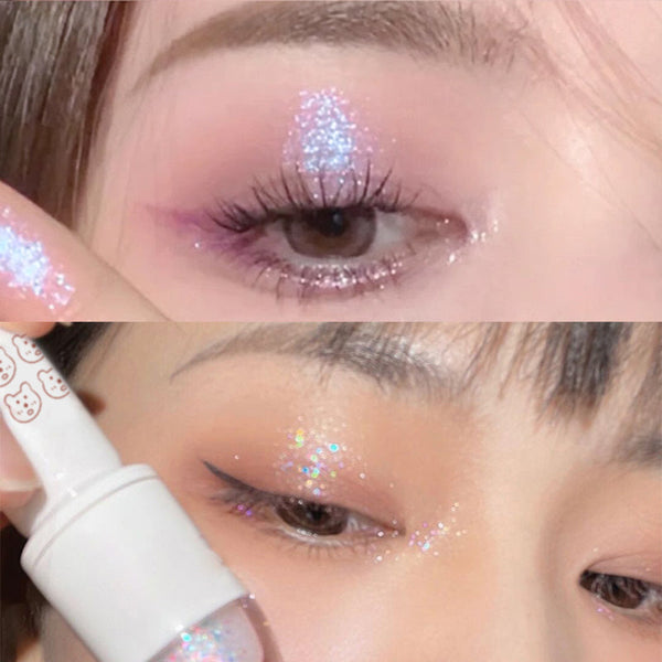✨ Pigmented liquid eyeshadow with a fine shimmer
