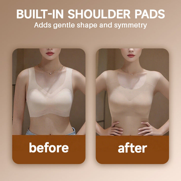 Limited-time offer✨Women’s 2-in-1 Seamless Underwear with Built-in Shoulder Pad