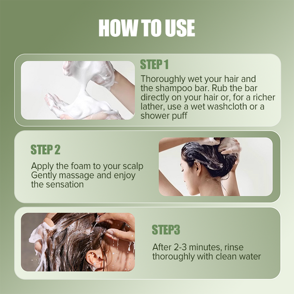 🔥|Natural Shampoo Bar For Strengthening Hair