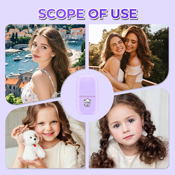 🔥Styling Comb With Hair Cream🌟Tames Frizz, Adds Shine & Perfect for On-the-Go💇‍♀️