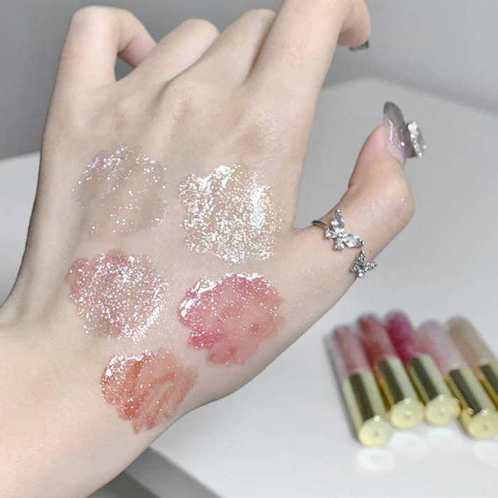 🔥Hydrating High-Gloss Glittery Lip Gloss