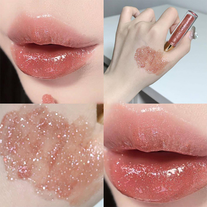 🔥Hydrating High-Gloss Glittery Lip Gloss