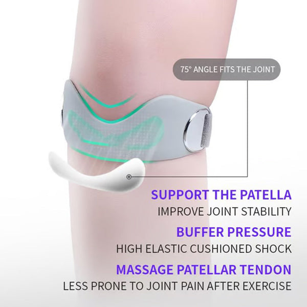 Silicone patellar brace to relieve knee pain (2 pieces)