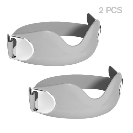 Silicone patellar brace to relieve knee pain (2 pieces)