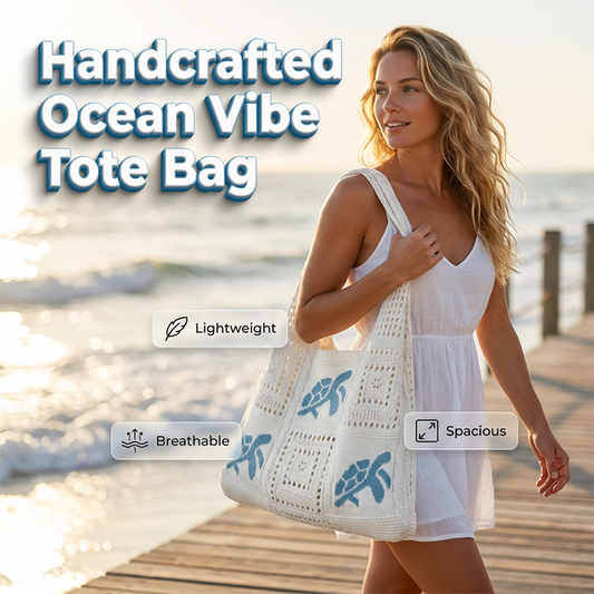 🥳2026 HOT SALE🥳💞50K+ SOLD!💥🌸Turtle Pattern Crochet Tote Bag
