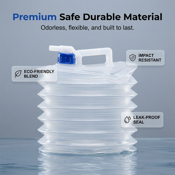 🔥 50% OFF | Collapsible Water Container with Spigot 💧 | Portable Water Storage 🚰