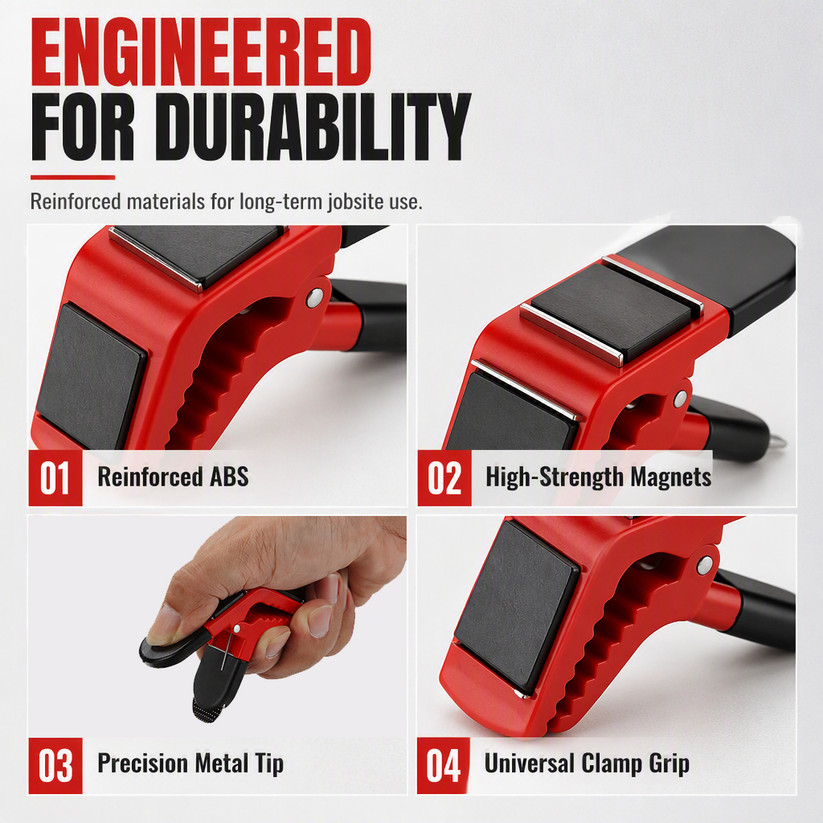 LAST DAY 50% OFF 🎨🧲 Magnetic Paint Brush Holder Clip – Hands-Free Universal Clamp for Cleaner, Easier Painting