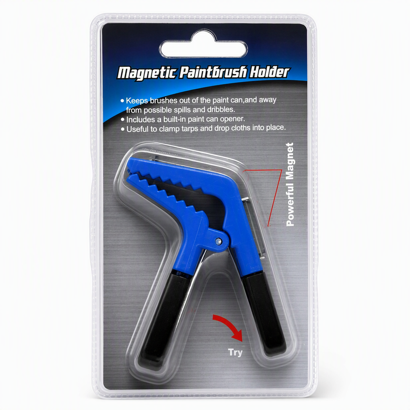 LAST DAY 50% OFF 🎨🧲 Magnetic Paint Brush Holder Clip – Hands-Free Universal Clamp for Cleaner, Easier Painting