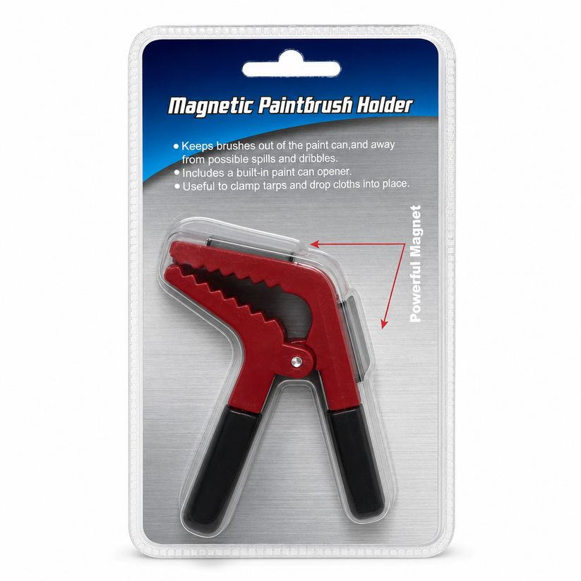LAST DAY 50% OFF 🎨🧲 Magnetic Paint Brush Holder Clip – Hands-Free Universal Clamp for Cleaner, Easier Painting