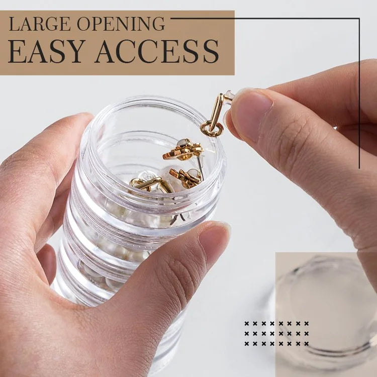 Multifunctional Mini Travel Jewelry Box